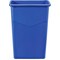 Global Industrial Slim Trash Container, 23 Gallon, Blue 261902BL - alternate 3